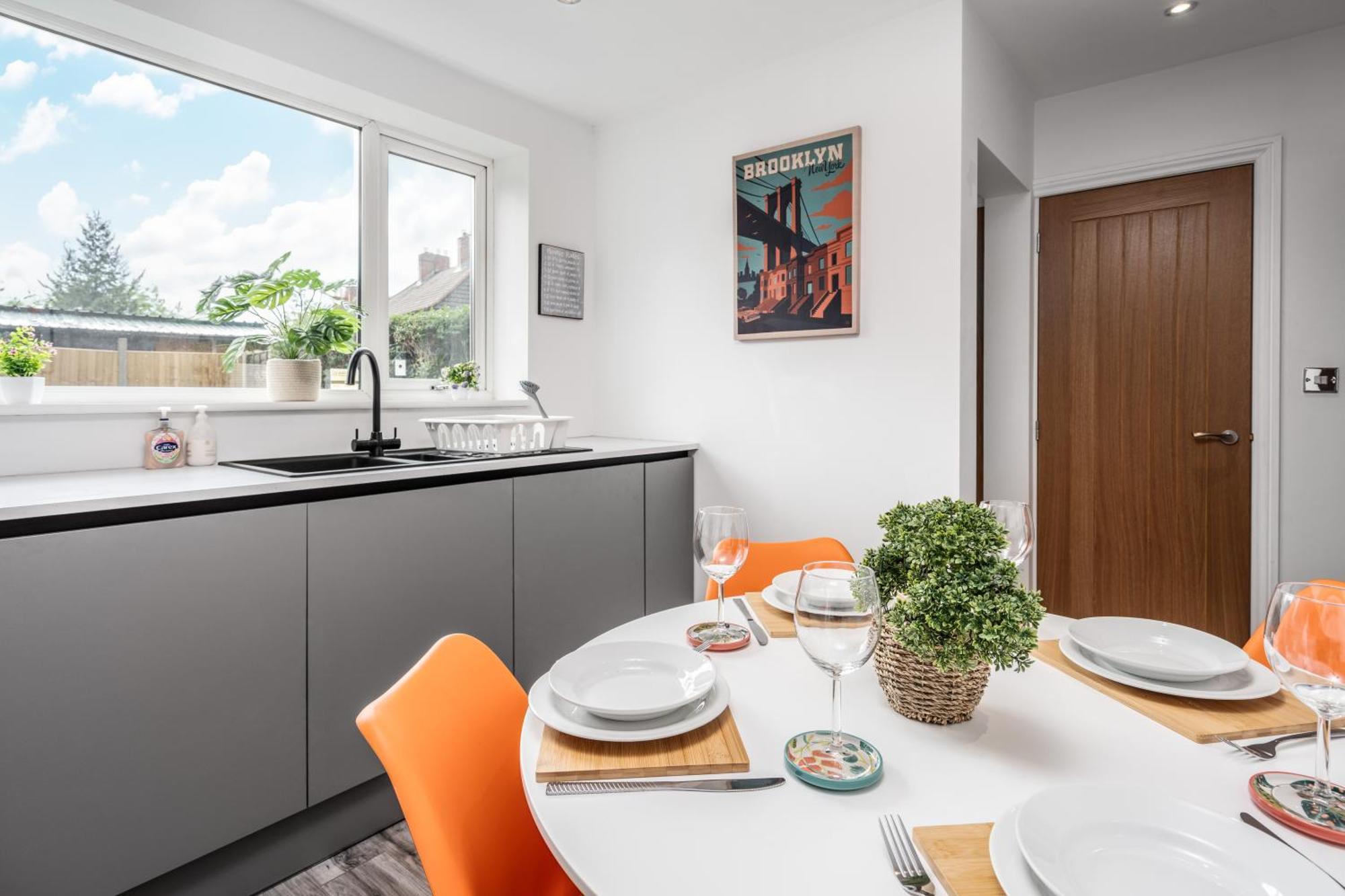 Vila Shawe House - 10 Minute Mcr Airport - Free Parking Wythenshawe Pokoj fotografie